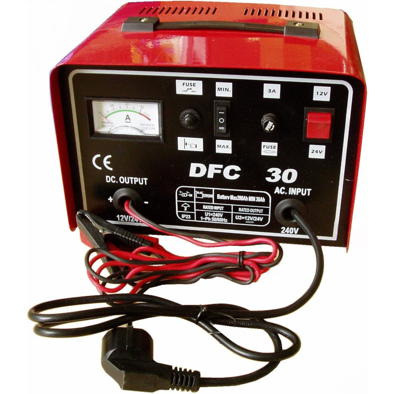 [DFC-10] AKUMULIATORIAUS ĮKROVIKLIS 10A 25AH/100AH 6V/12V