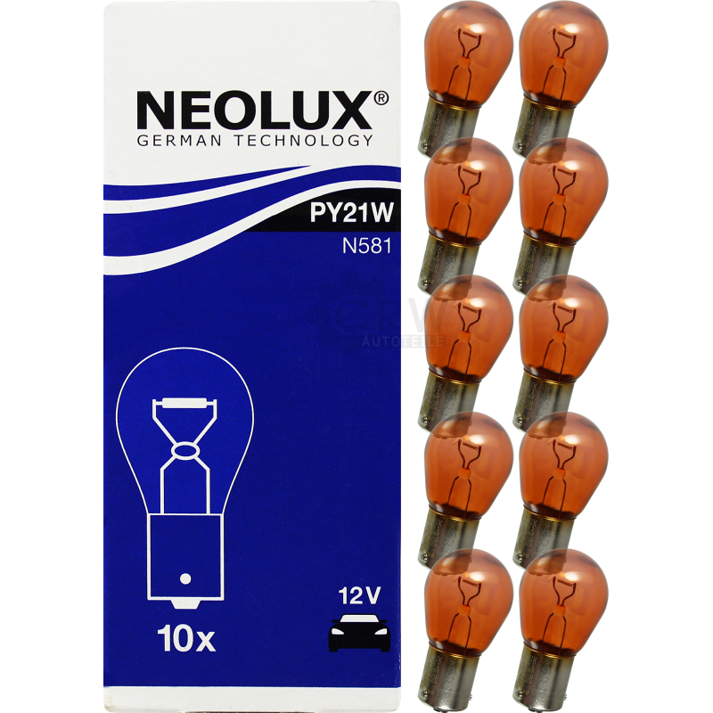 [NO-N581] NEOLUX LEMPUTĖS PY21W 12V BAU15S