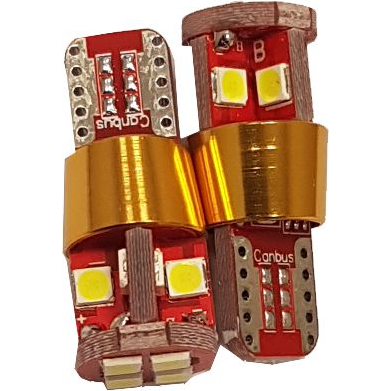 [AL50067] LEMPUTĖS W5W T10 LED 12SMD CANBUS 12V (2VNT)