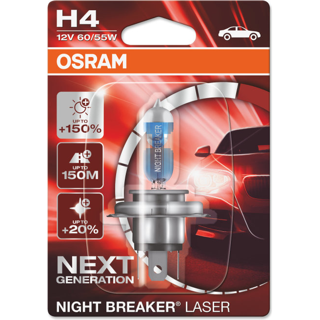 [OS-64193NL-01B] OSRAM LEMPUTĖS H4 60/55W 12V P43T BLI1 DK
