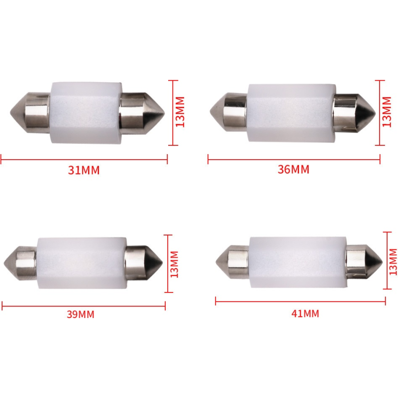 [AL50432-39] LEMPUTĖS C5W T11 LED 2SMD 39MM CANBUS 24V (2VNT)