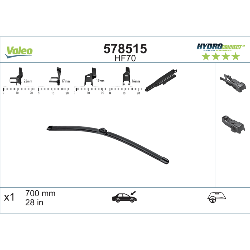 [HC578515] VALEO VALYTUVAI HF70 70CM HYDROCONNECT