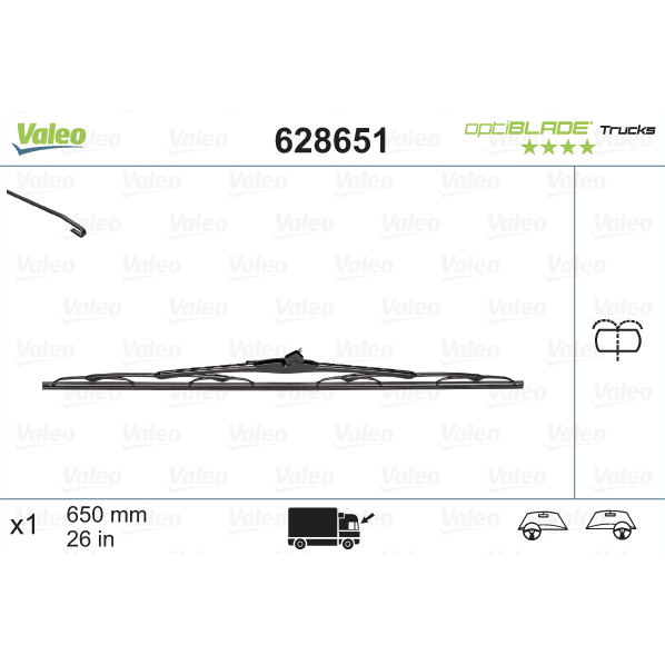 [O628651] VALEO VALYTUVAI WIPER BLADE OPTIBLADE