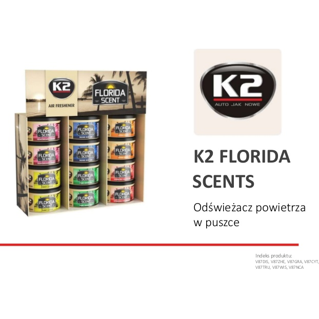 [K2V87DIS] ORO GAIVIKLIAI K2 FLORIDA SCENT DISPLAY MIX (12VNT)