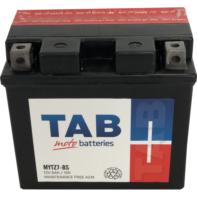 [MYTZ7BS] MOTOCIKLINIS AKUMULIATORIUS TAB AGM YTZ7S 6AH 12V A