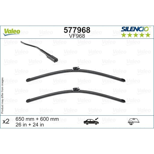 [S577968] VALEO SILENCIO VALYTUVAI FLAT VF968 MERCEDES SPRINTER 06/18 907;910