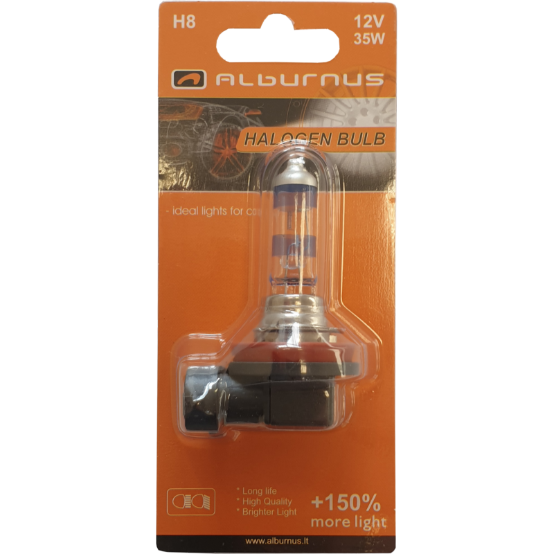 [AL50088] LEMPUTĖ H8 35W +150% PGJ19-1 12V