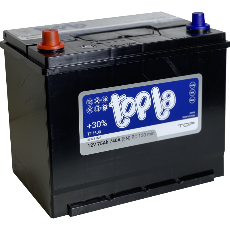 [TTP-A-75L] AKUMULIATORIUS TOPLA TOP JIS 75AH L 740EN