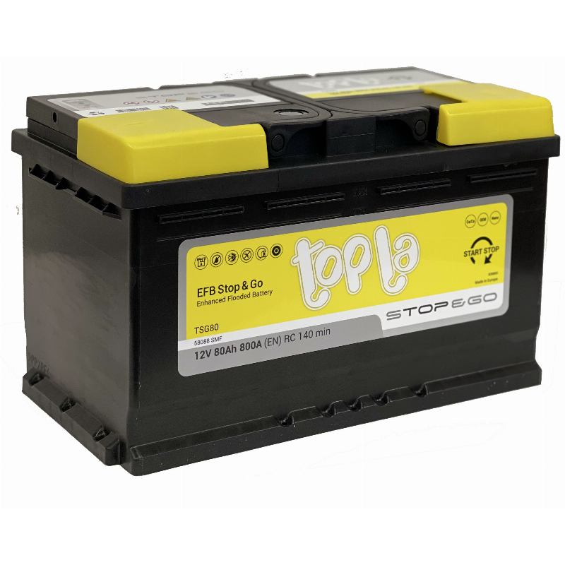 [TTEFB80R] BATTERY TOPLA EFB STOP & GO