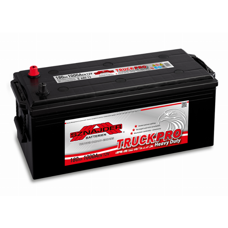 [SZTP180R] AKUMULIATORIUS SZNAJDER TRUCK PRO / PROFESSIONAL 12V/180AH/1000A EN 68013