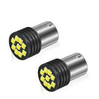 [AL50463] LEMPUTĖS S25 LED 9SMD BAY15D 12 (2VNT)