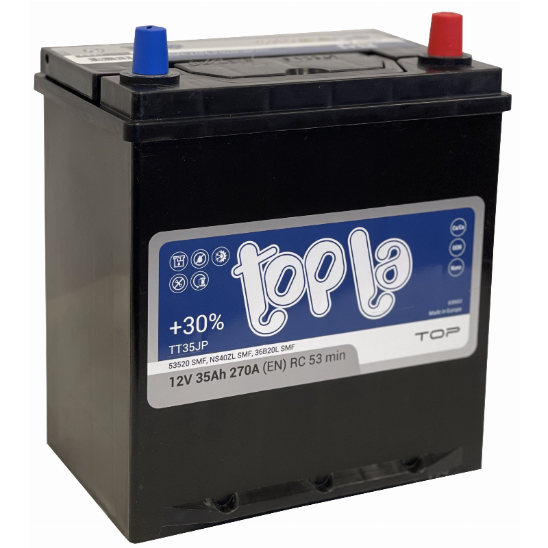 [TTP-A-35R] AKUMULIATORIUS TOPLA TOP JIS 35AH R 270EN
