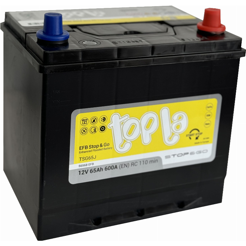 [TTEFB-A-65R] BATTERY TOPLA EFB STOP & GO