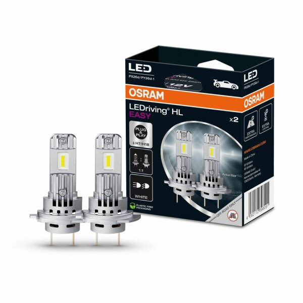 [OS-64210DWESY-2HB] OSRAM LED LEMPUTĖS H7/H18 OFF-ROAD ONLY 16W 12V PX26D/PY26D-1