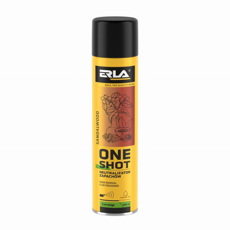 [K2R422] ERLA ORO GAIVIKLIS ONE SHOT SANDALMEDIS 600ML