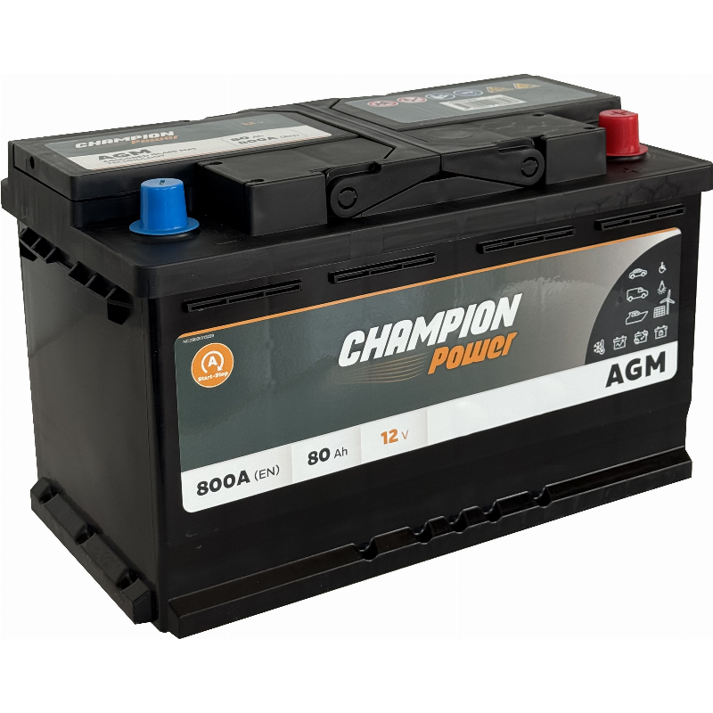 [ACPAGM80R] BATTERY CHAMPION POWER 80AH