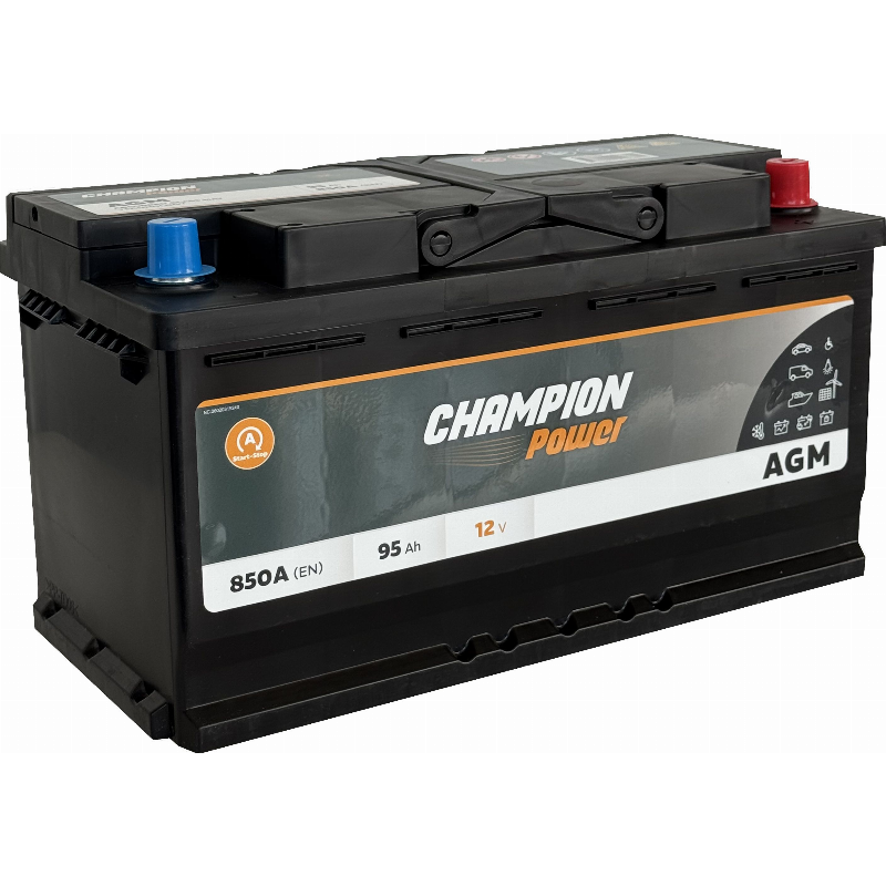 [ACPAGM95R] AKUMULIATORIUS CHAMPION POWER 95AH R AGM 850EN