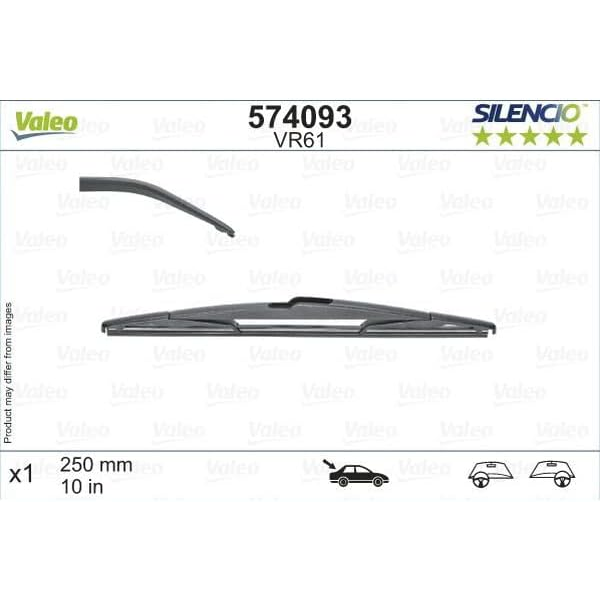 [S574093] VALEO SILENCIO VALYTUVAS GALINIS REAR VR61