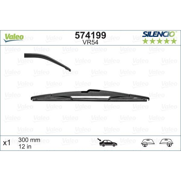 [S574199] VALEO SILENCIO VALYTUVAS GALINIS REAR VR54