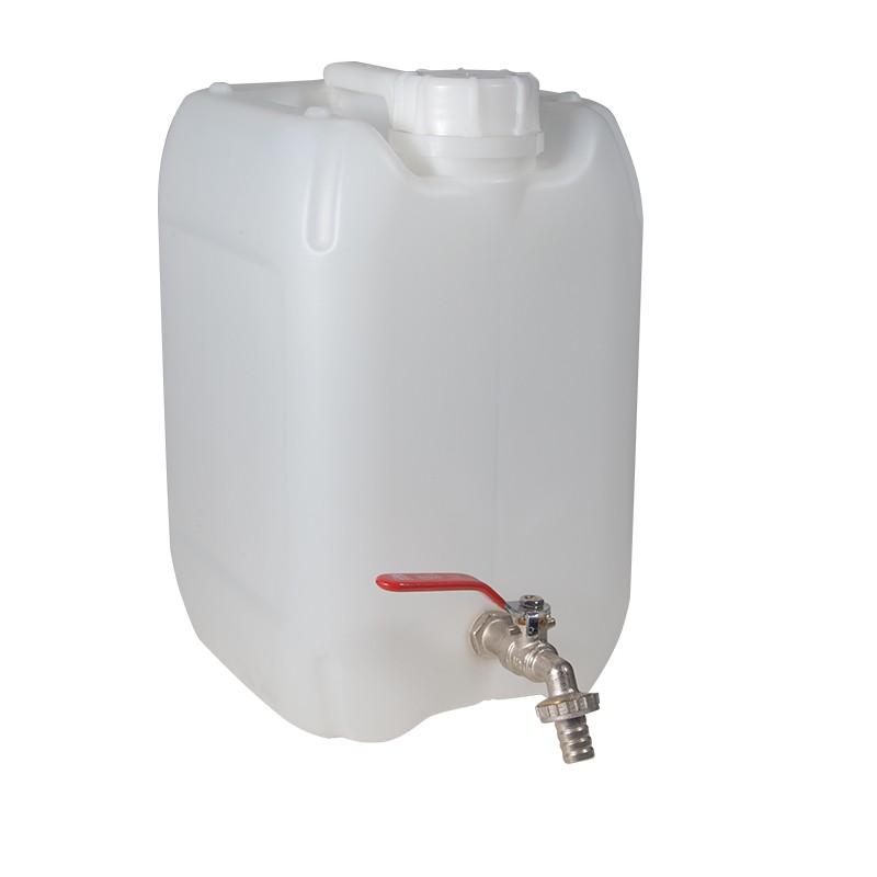 [91054-2] PLASTIKINIS VANDENS BAKAS SU METALINIU KRANELIU 10L