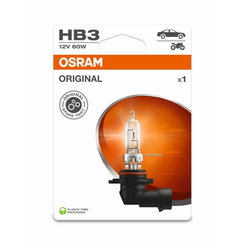 [OS-9005-1BL] OSRAM LEMPUTĖS HB3 60W 12V P20D 9005
