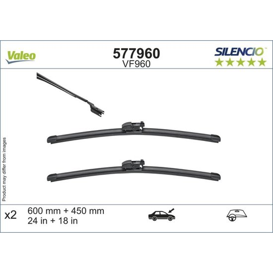 [S577960] VALEO SILENCIO VALYTUVAI FB OE LHD VF960 KIT
