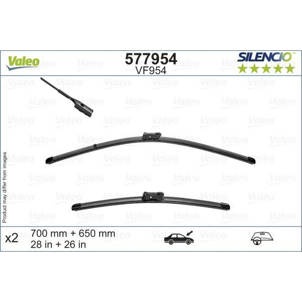 [S577954] VALEO SILENCIO VALYTUVAI FB OE LHD VF954 KIT